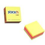 Samolepljiva kocka mix neon boja, 400 listova