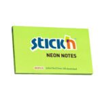 Samolepljivi blok, neon zeleni, 100 listova