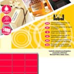 Nalepnica A4 u boji                        70x36mm       100 lista